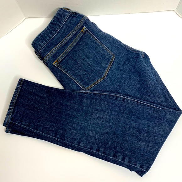 J.Crew | Dark Denim Stretch ‘Toothpick’ Jeans | Straight | Ankle Fit | Designer - Picture 2 of 16